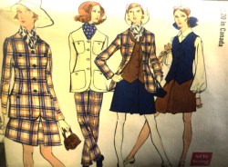 7708 68 LONG BUTTON JACKET,VEST,PLT A-SKIRT,PANTS PATTERN 10